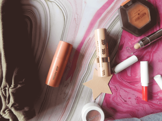 Joe Fresh Peach Glow and Annabelle Light Champagne