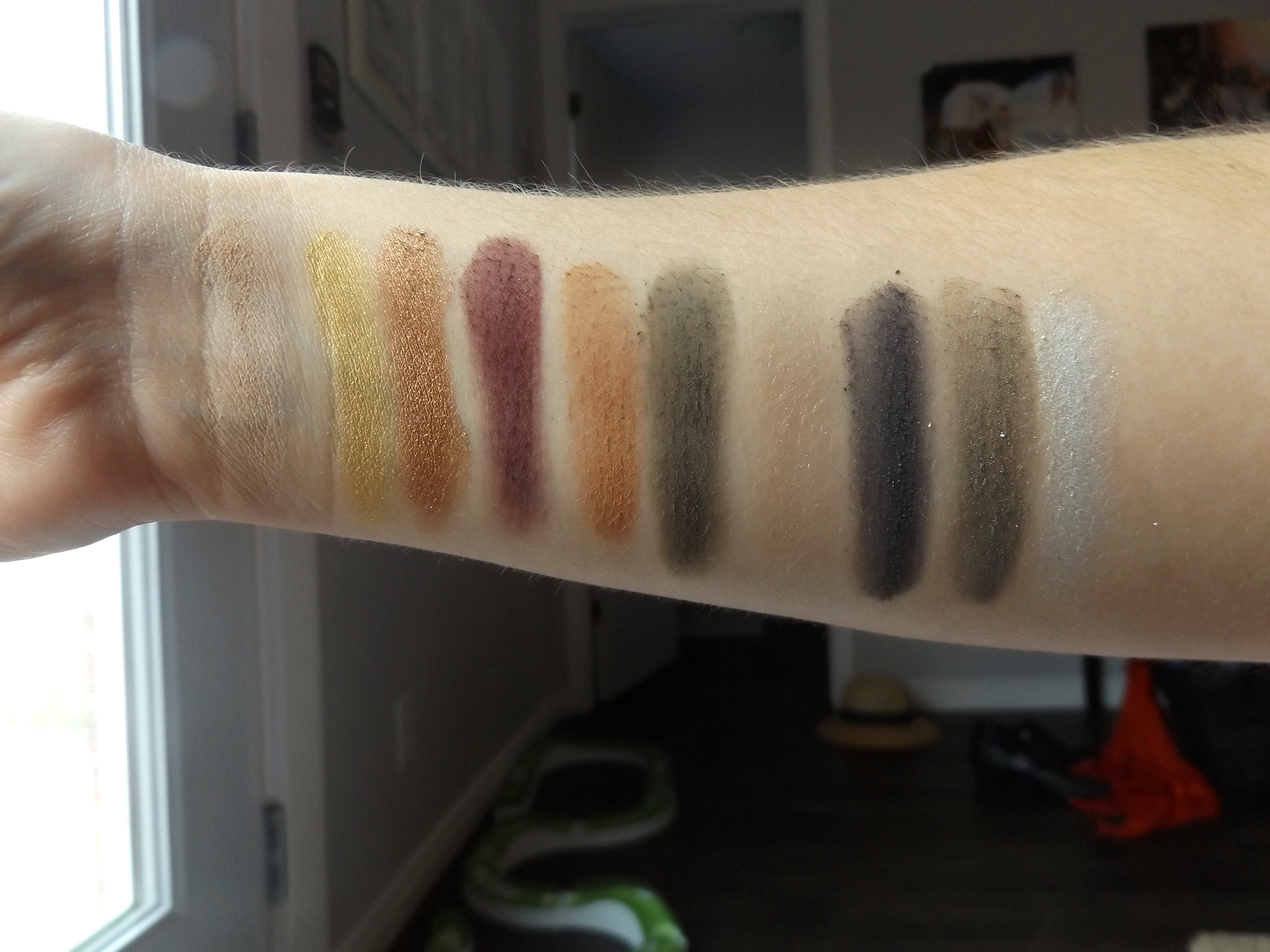 nyx swatches