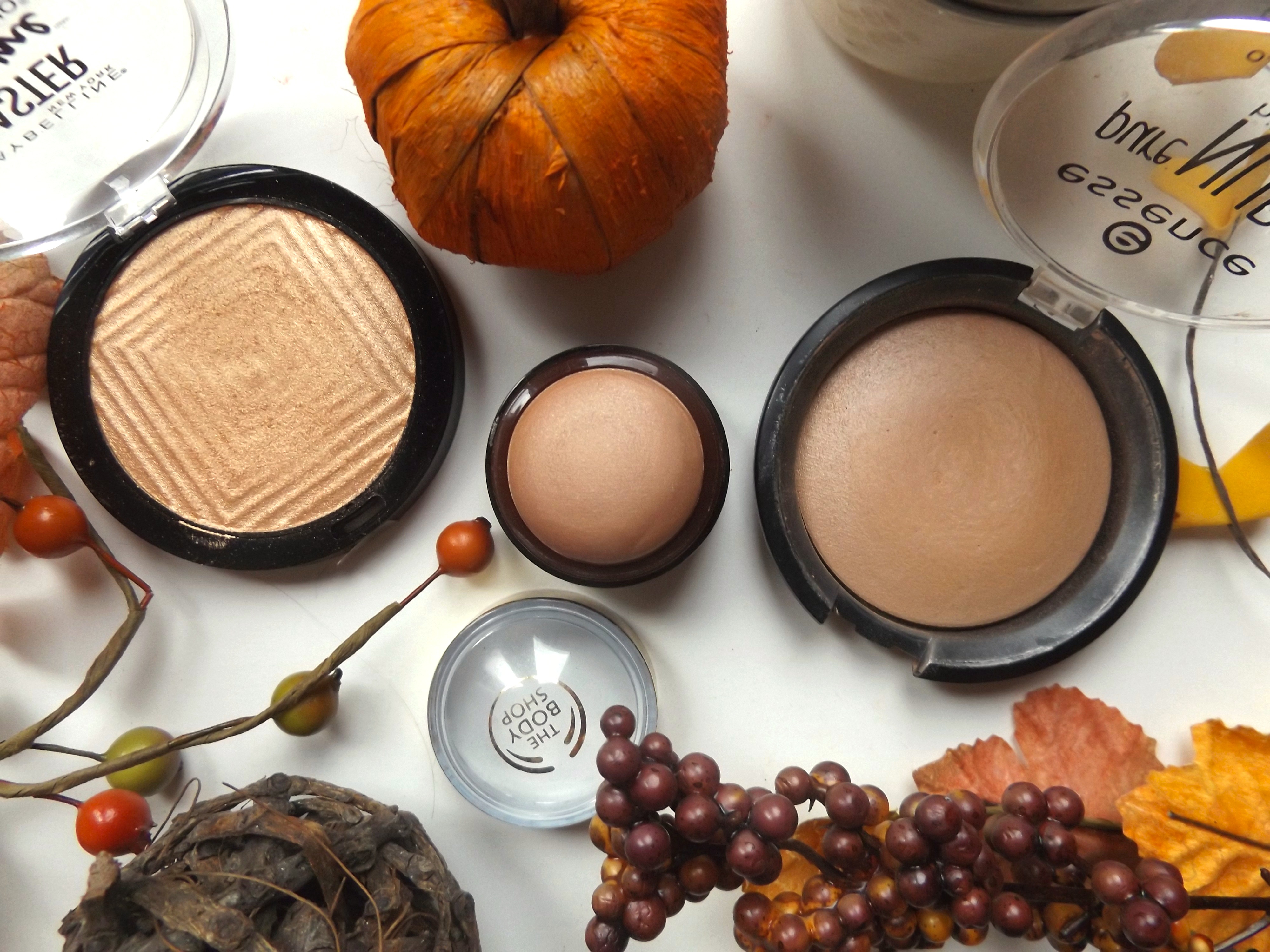 Warm toned highlighters open