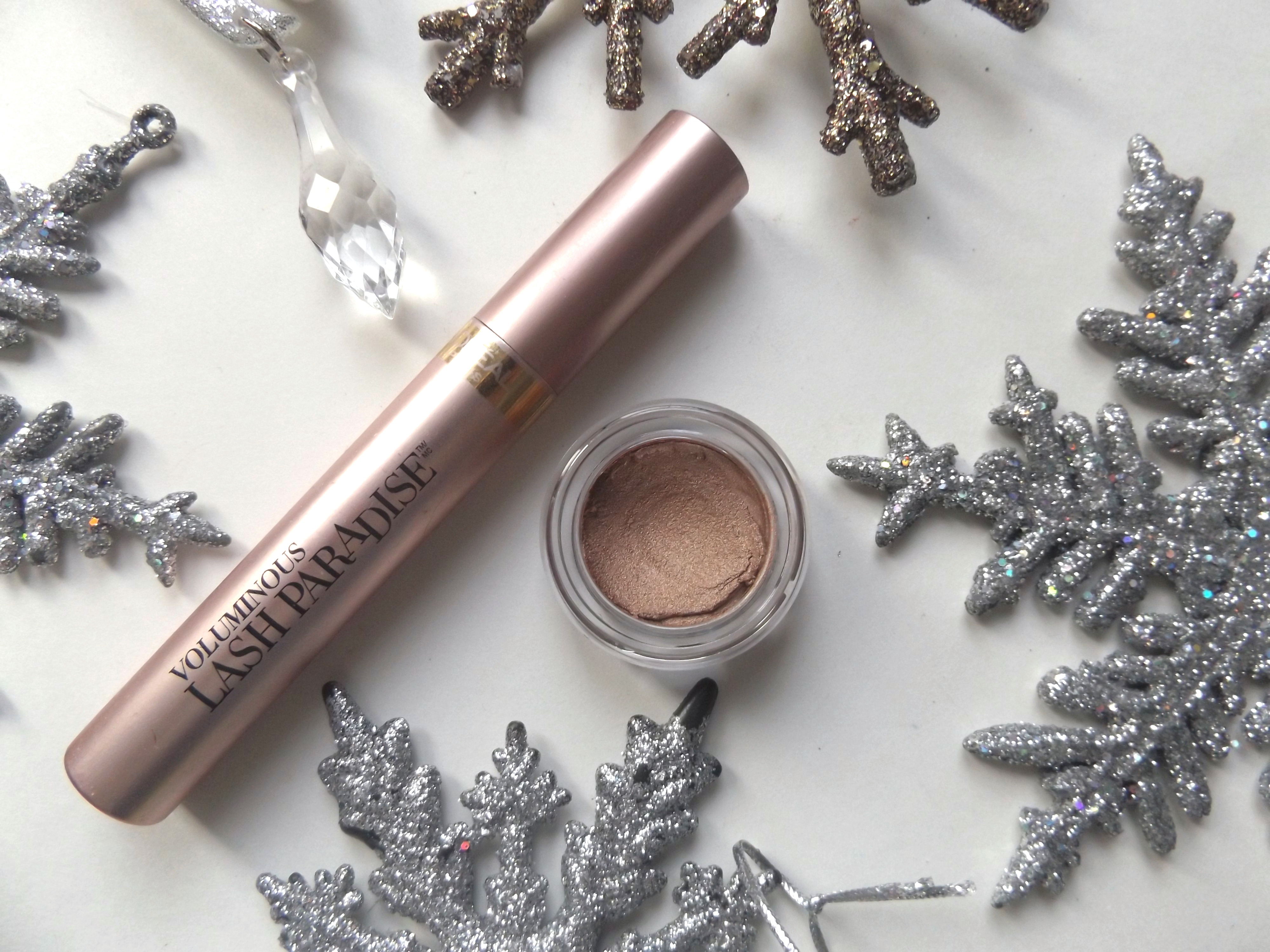 L'Oreal Lash Paradise and Annabelle Jelly eyeshadow 