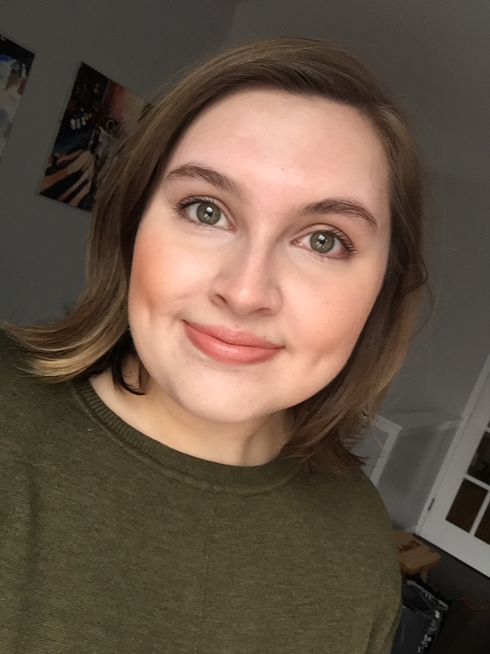 Me wearing the maybelline age rewind