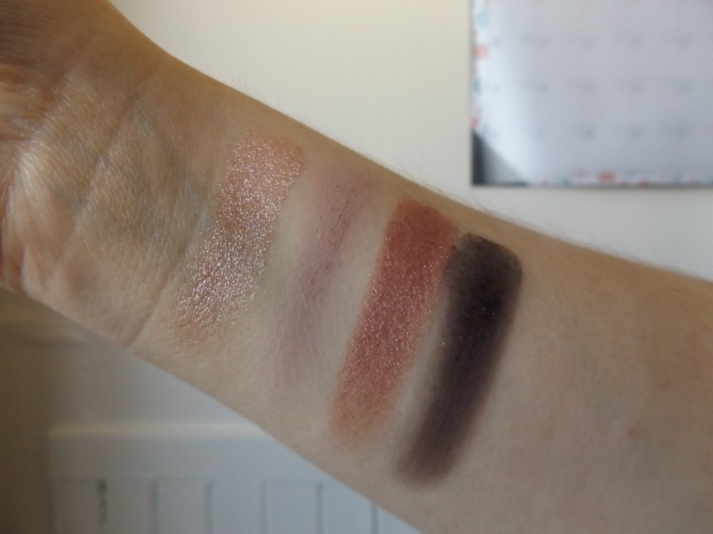 Swatches of Rosewater quad