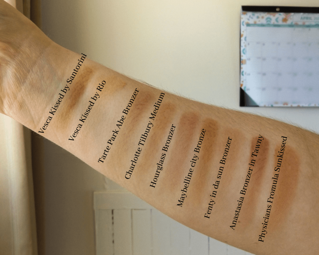 Bronzer Swatches